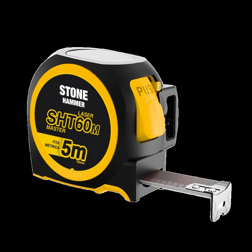 Trena Métrica Analógica com Laser SHT60M Master Stone Hammer